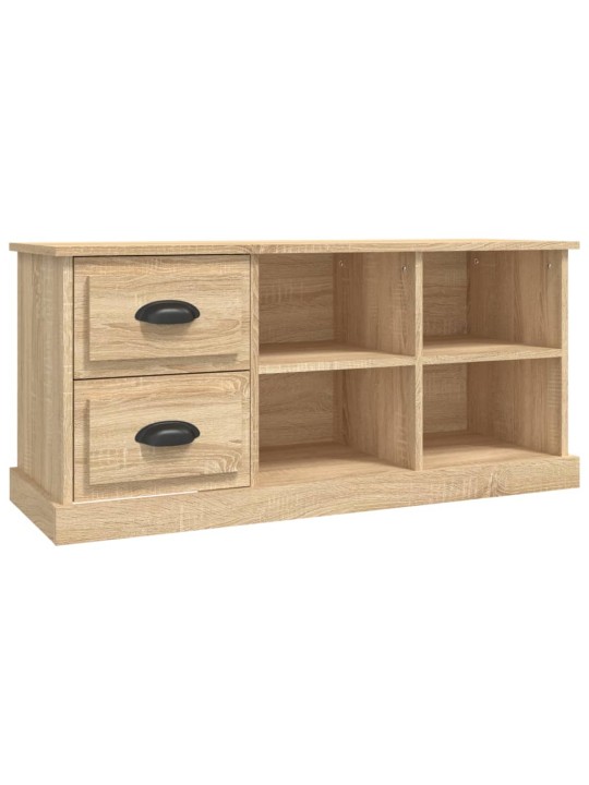 Tv skapītis, sonomas ozola, 102x35,5x47,5 cm, inženierijas koks