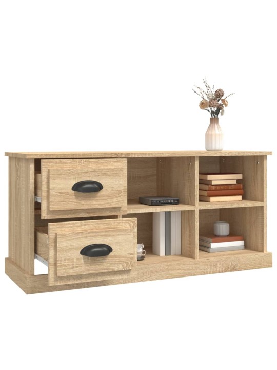 Tv skapītis, sonomas ozola, 102x35,5x47,5 cm, inženierijas koks