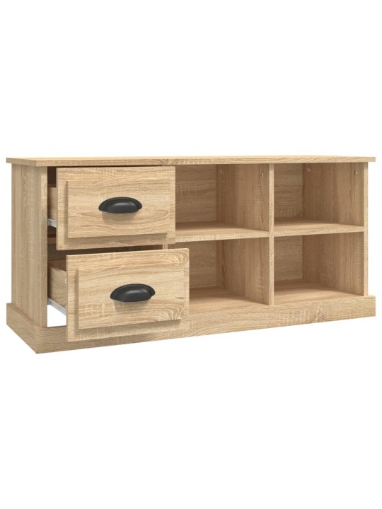 Tv skapītis, sonomas ozola, 102x35,5x47,5 cm, inženierijas koks