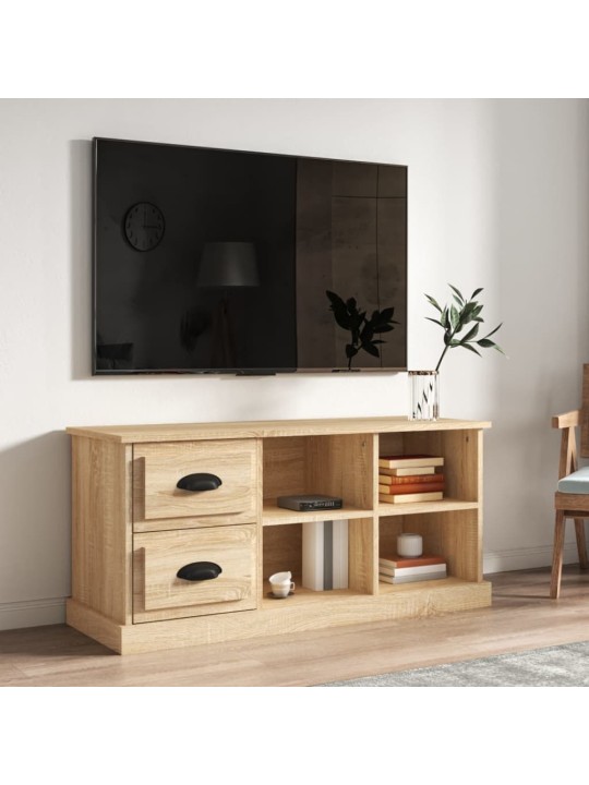 Tv skapītis, sonomas ozola, 102x35,5x47,5 cm, inženierijas koks
