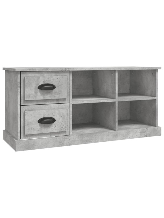 Tv skapītis, betona pelēks, 102x35,5x47,5 cm, inženierijas koks