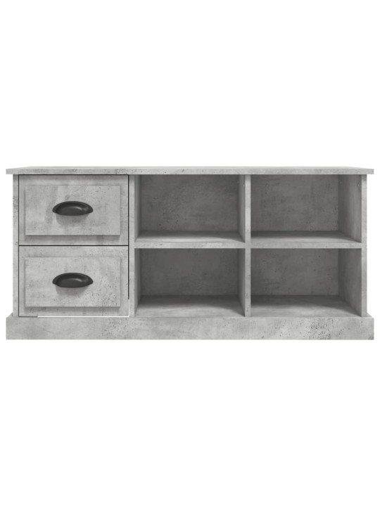 Tv skapītis, betona pelēks, 102x35,5x47,5 cm, inženierijas koks