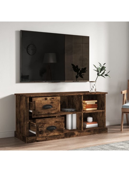 Tv skapītis, ozolkoka krāsa, 102x35,5x47,5cm, inženierijas koks