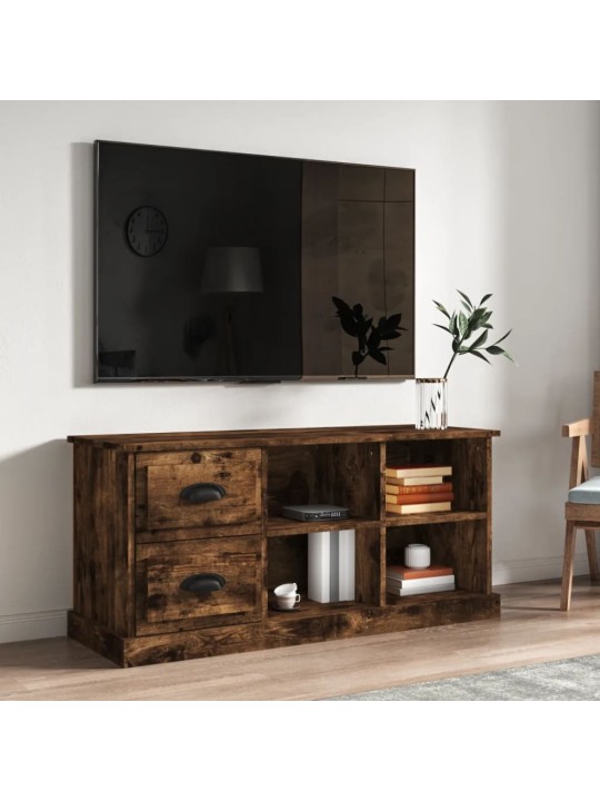 Tv skapītis, ozolkoka krāsa, 102x35,5x47,5cm, inženierijas koks