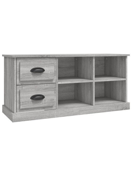 Tv skapītis, pelēks, 102x35,5x47,5 cm, inženierijas koks
