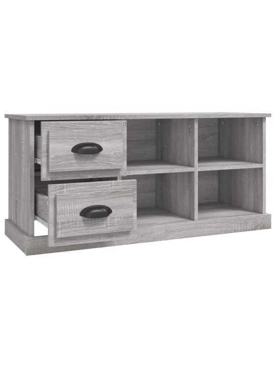 Tv skapītis, pelēks, 102x35,5x47,5 cm, inženierijas koks