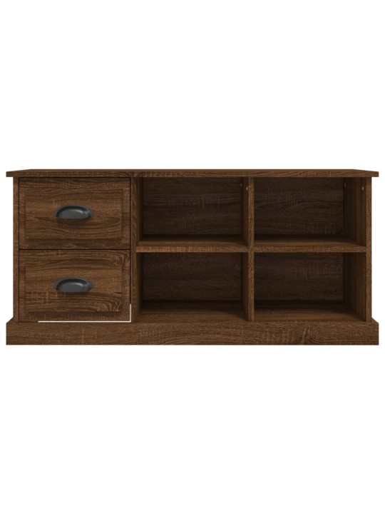 Tv skapītis, brūna ozolkoka, 102x35,5x47,5cm, inženierijas koks