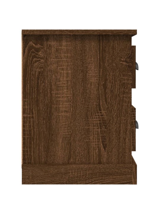 Tv skapītis, brūna ozolkoka, 102x35,5x47,5cm, inženierijas koks