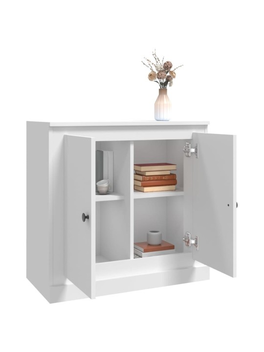 Kumode, 70x35,5x67,5 cm, inženierijas koks, balta