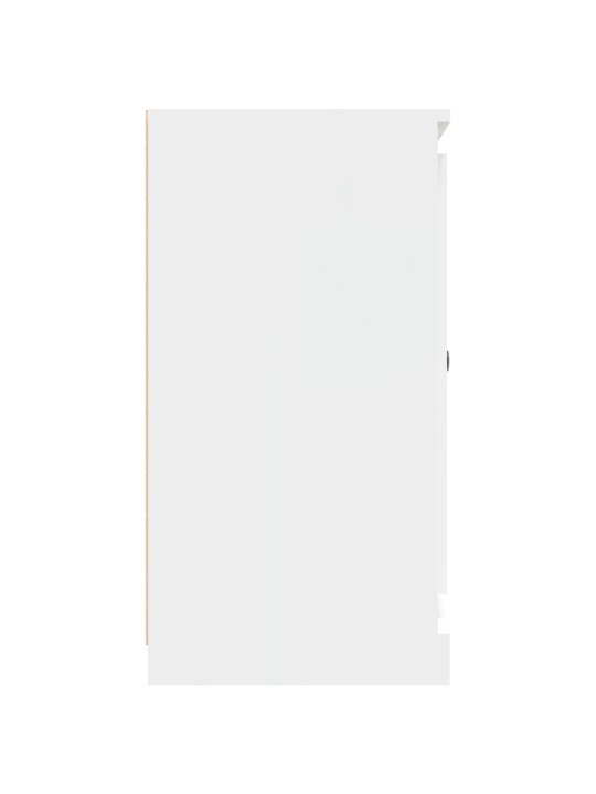 Kumode, 70x35,5x67,5 cm, inženierijas koks, balta