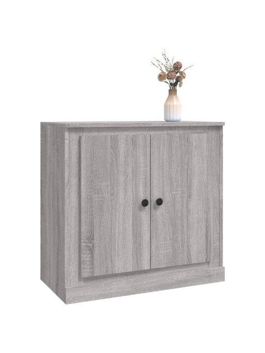 Kumode, pelēka ozolkoka, 70x35,5x67,5 cm, inženierijas koks