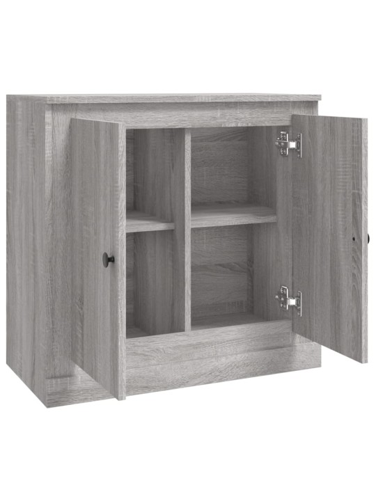 Kumode, pelēka ozolkoka, 70x35,5x67,5 cm, inženierijas koks