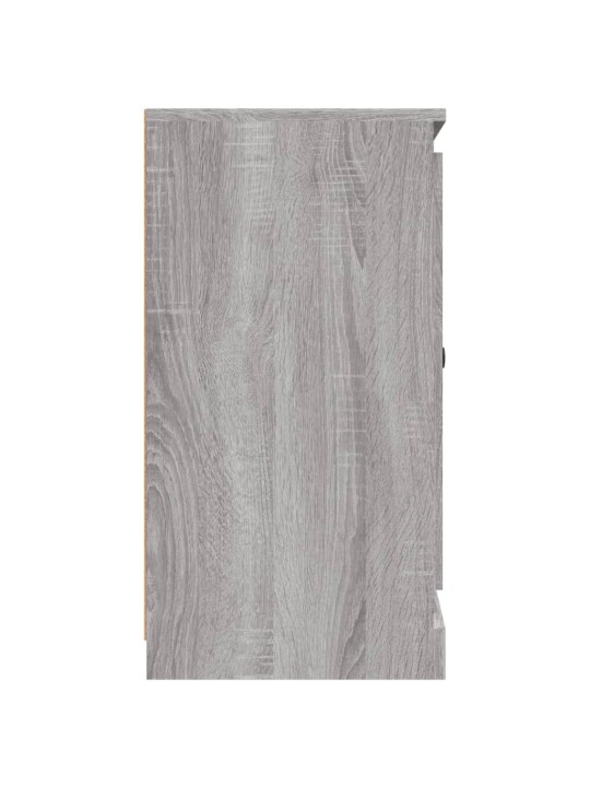 Kumode, pelēka ozolkoka, 70x35,5x67,5 cm, inženierijas koks