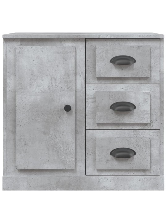 Kumode, betona pelēka, 70x35,5x67,5 cm, inženierijas koks
