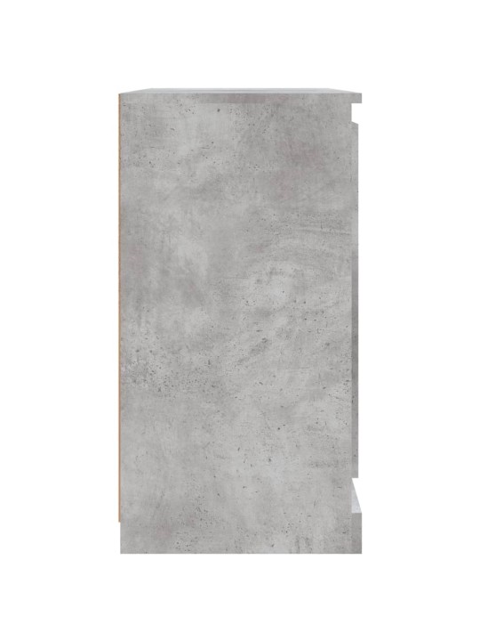 Kumode, betona pelēka, 70x35,5x67,5 cm, inženierijas koks