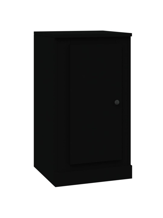 Kumode, melna, 37,5x35,5x67,5 cm, inženierijas koks