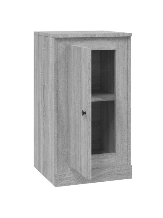 Kumode, pelēka ozolkoka, 37,5x35,5x67,5 cm, inženierijas koks