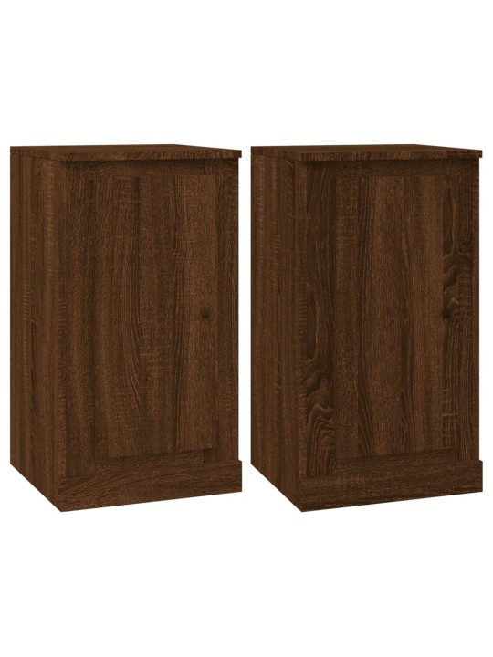 Kumodes, 2 gab., ozolkoka, 37,5x35,5x67,5 cm, inženierijas koks