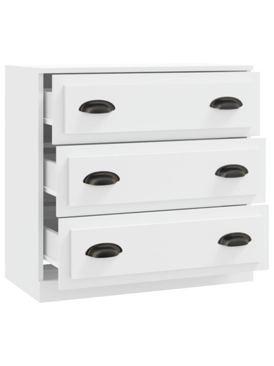 Kumode, 70x35,5x67,5 cm, inženierijas koks, balta