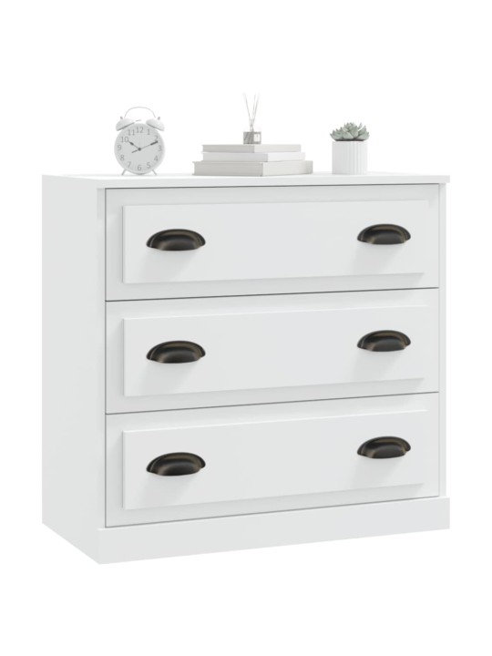 Kumode, 70x35,5x67,5 cm, inženierijas koks, balta