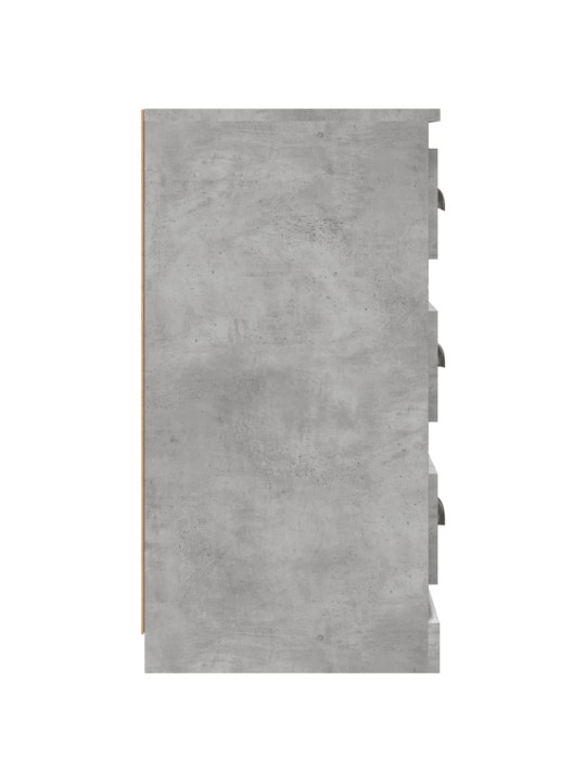 Kumode, betona pelēka, 70x35,5x67,5 cm, inženierijas koks