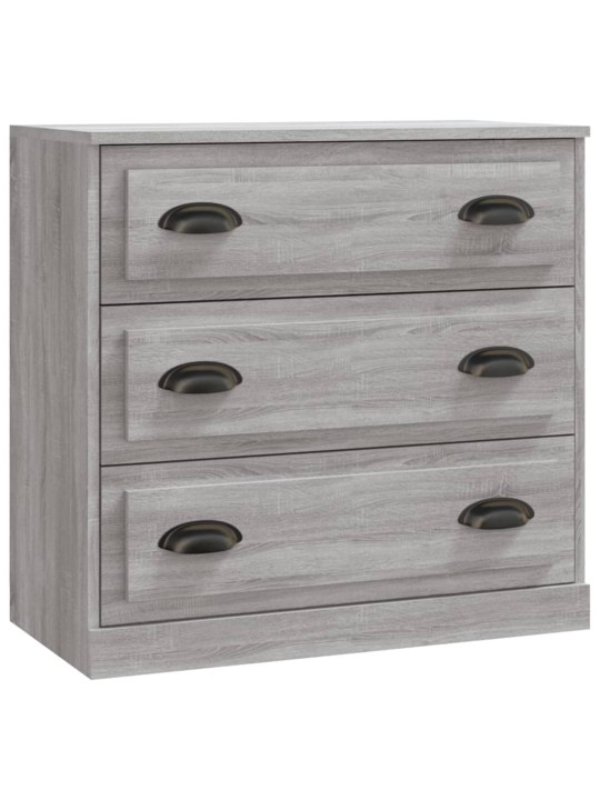 Kumode, pelēka ozolkoka, 70x35,5x67,5 cm, inženierijas koks