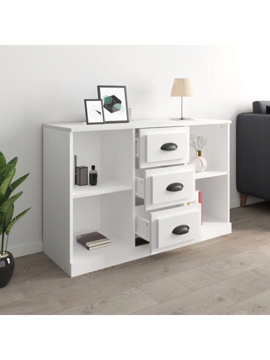 Kumode, 104,5x35,5x67,5 cm, inženierijas koks, balta