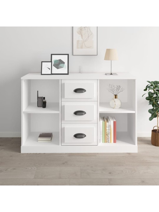 Kumode, 104,5x35,5x67,5 cm, inženierijas koks, balta