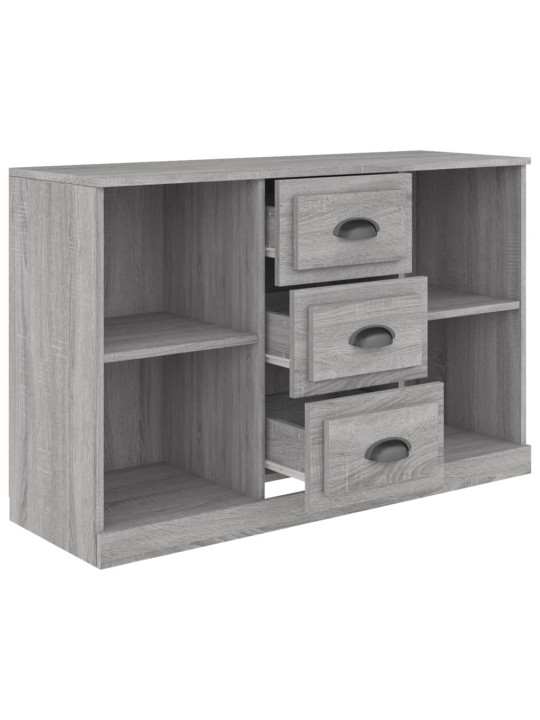 Kumode, pelēka ozolkoka, 104,5x35,5x67,5 cm, inženierijas koks