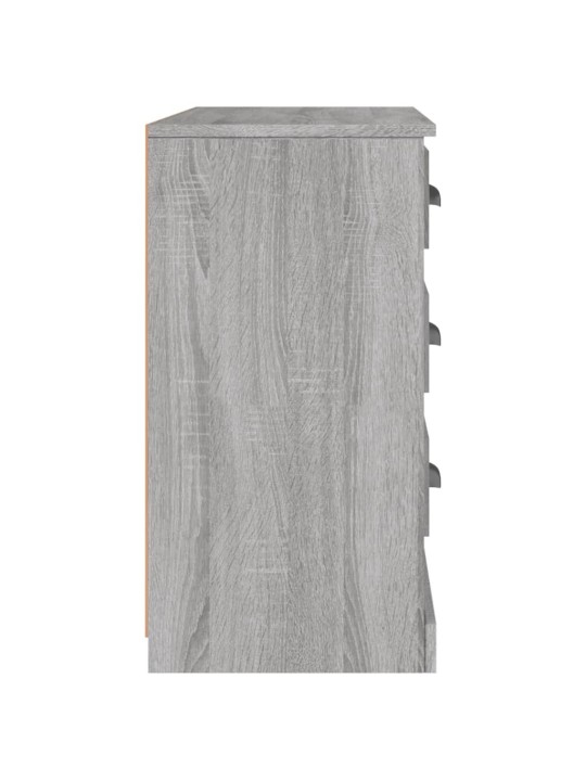 Kumode, pelēka ozolkoka, 104,5x35,5x67,5 cm, inženierijas koks