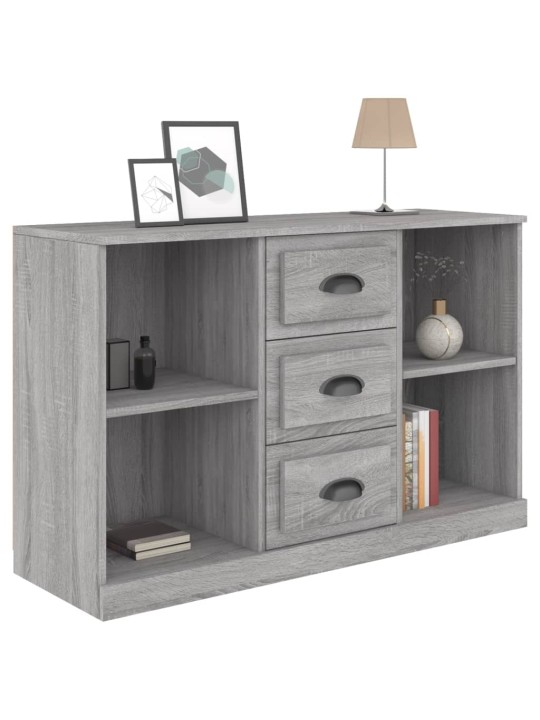 Kumode, pelēka ozolkoka, 104,5x35,5x67,5 cm, inženierijas koks