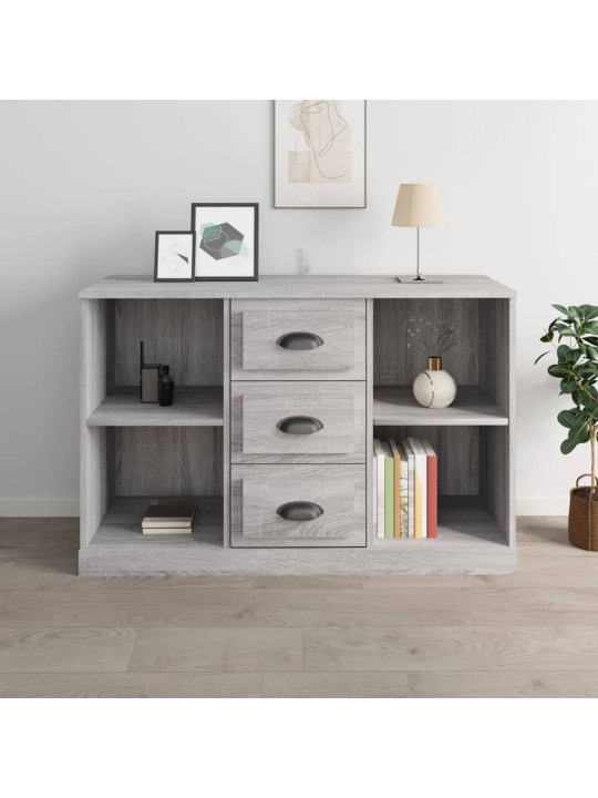 Kumode, pelēka ozolkoka, 104,5x35,5x67,5 cm, inženierijas koks