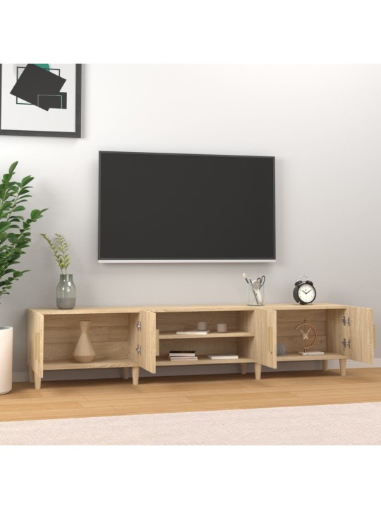 Tv skapītis, sonomas ozola, 180x31,5x40 cm, inženierijas koks