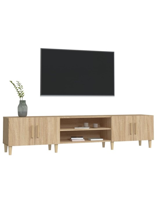 Tv skapītis, sonomas ozola, 180x31,5x40 cm, inženierijas koks