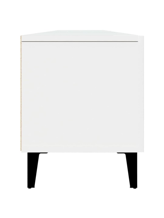 Tv skapītis, 180x31,5x40 cm, inženierijas koks, balts