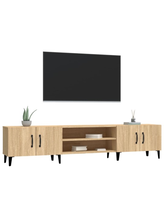 Tv skapītis, sonomas ozola, 180x31,5x40 cm, inženierijas koks
