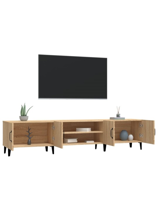 Tv skapītis, sonomas ozola, 180x31,5x40 cm, inženierijas koks