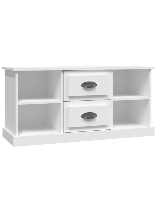 Tv skapītis, 99,5x35,5x48 cm, inženierijas koks, balts