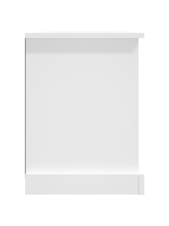 Tv skapītis, 99,5x35,5x48 cm, inženierijas koks, balts