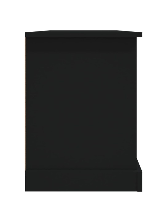 Tv skapītis, 99,5x35,5x48 cm, inženierijas koks, melns