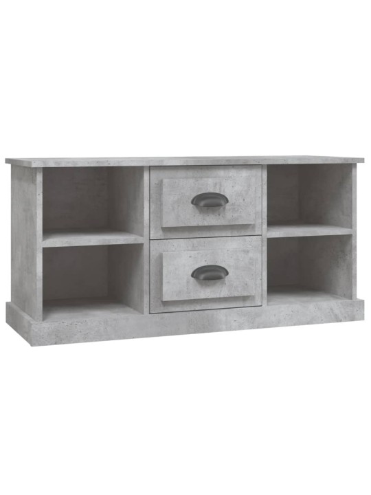 Tv skapītis, betona pelēks, 99,5x35,5x48 cm, inženierijas koks