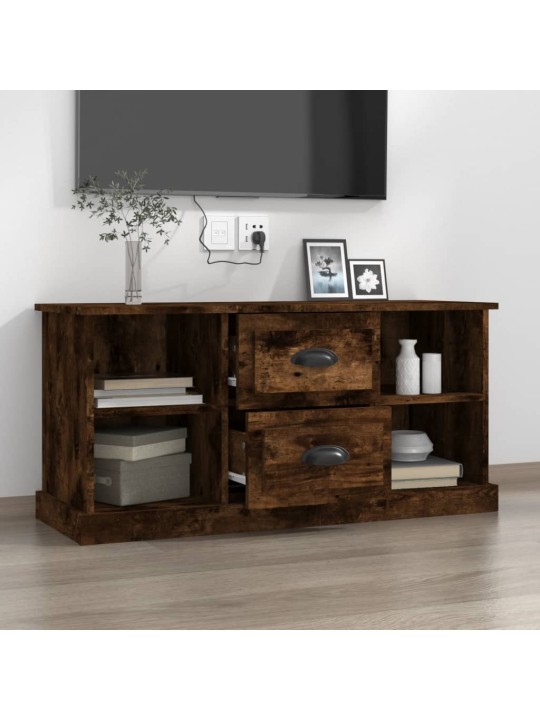 Tv skapītis, ozolkoka krāsa, 99,5x35,5x48cm, inženierijas koks