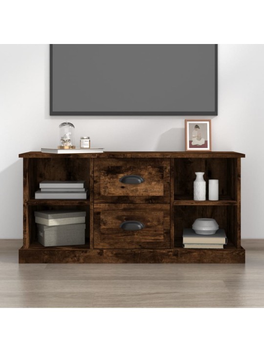 Tv skapītis, ozolkoka krāsa, 99,5x35,5x48cm, inženierijas koks