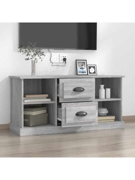 Tv skapītis, pelēks, 99,5x35,5x48 cm, inženierijas koks