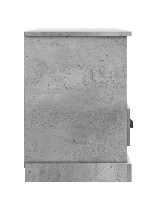Tv skapītis, betona pelēks, 80x35x50 cm, inženierijas koks
