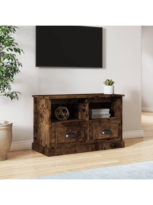 Tv skapītis, ozolkoka krāsa, 80x35x50 cm, inženierijas koks