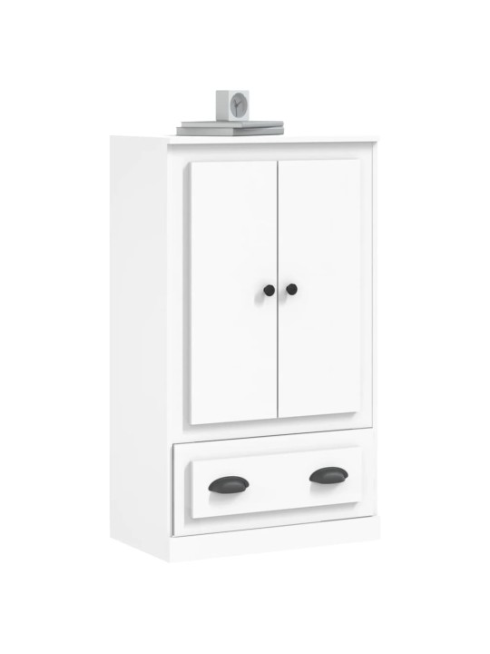 Augstais skapītis, 60x35,5x103,5 cm, inženierijas koks, balts