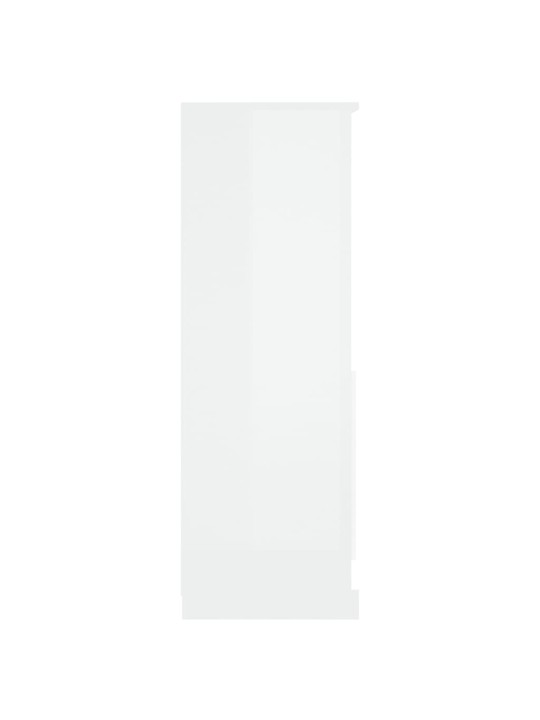 Augstais skapītis, balts, 60x35,5x103,5 cm, inženierijas koks