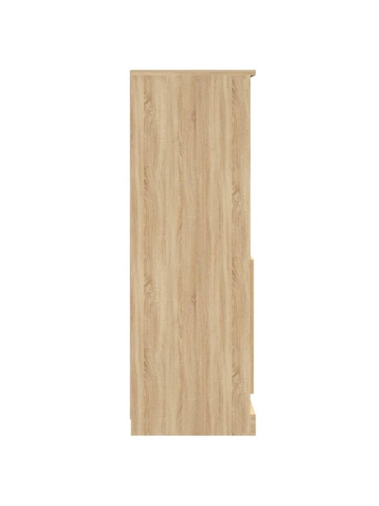 Augstais skapītis, ozola, 60x35,5x103,5 cm, inženierijas koks