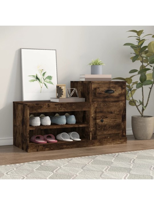 Apavu plaukts, ozolkoka krāsa, 100x42x60 cm, inženierijas koks